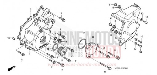 LEFT CRANKCASE COVER CB1300F3 de 2003